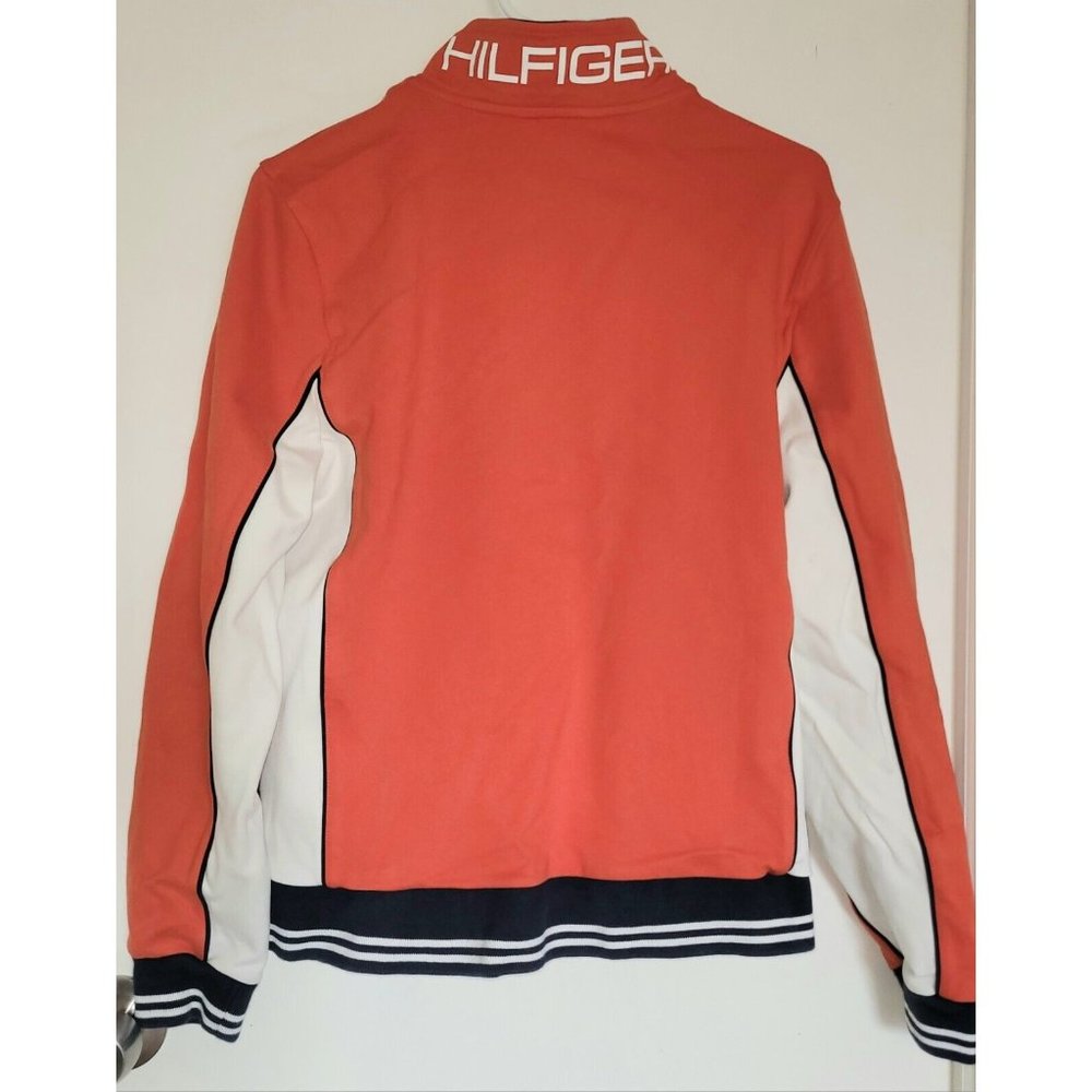Tommy Hilfiger Jacket, Small, Orange and White - Picture 4 of 14